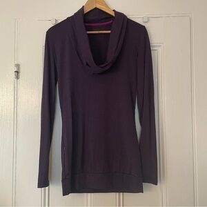 Icebreaker 100% merino cowl neck 🟣 purple